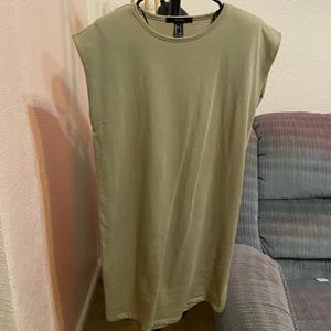 Forever 21 Olive Sleeveless Dress | Small